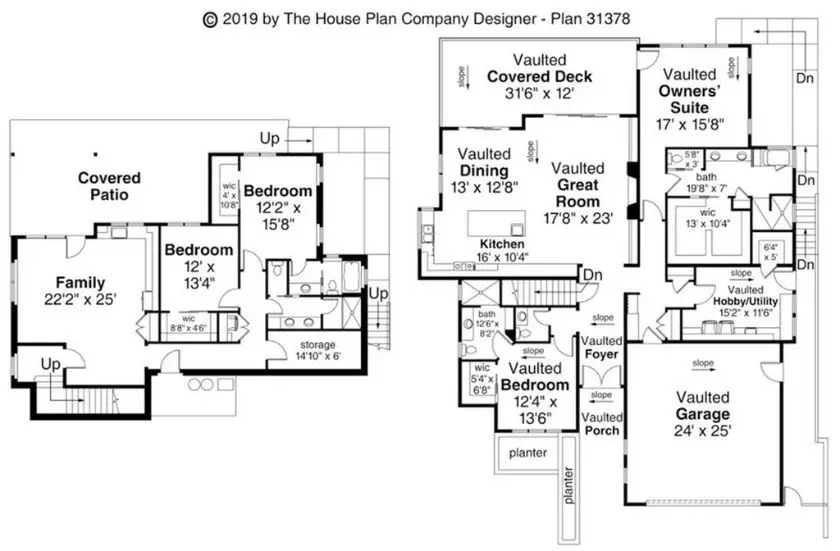 Denah Rumah 1.5 Lantai dengan Garasi